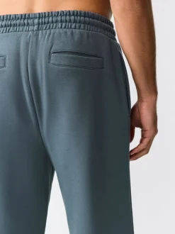 Staalblauw - Straight fit - Relaxed Fit Brushback Heavyweight Joggers