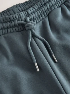Staalblauw - Straight fit - Relaxed Fit Brushback Heavyweight Joggers