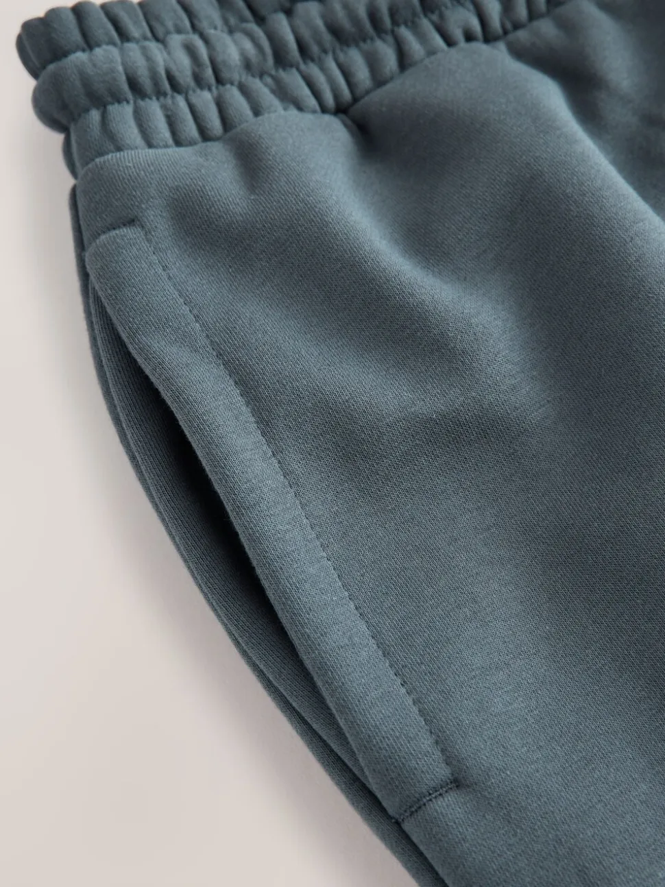 Staalblauw - Straight fit - Relaxed Fit Brushback Heavyweight Joggers