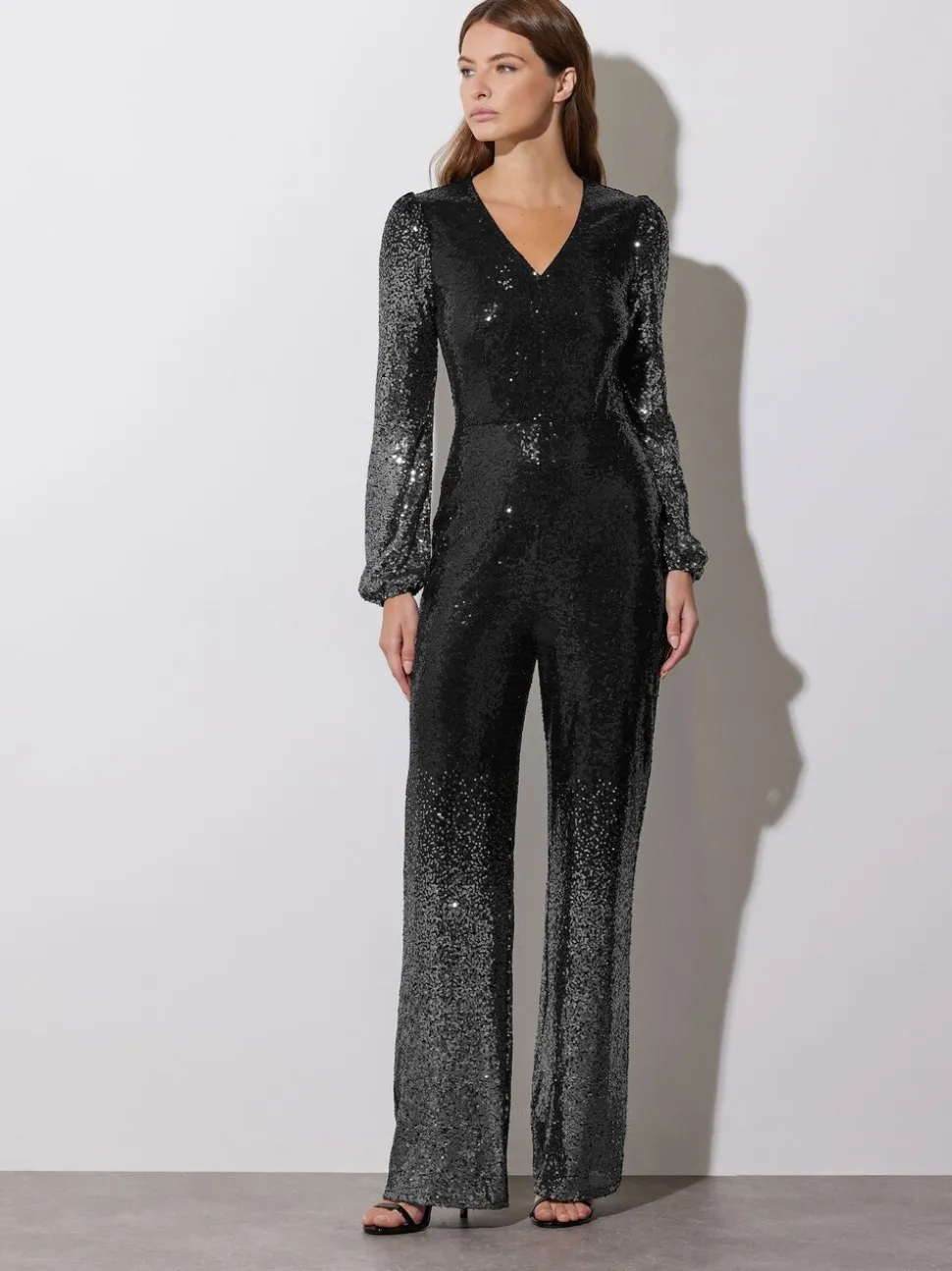 Star by Julien MacDonald Sequin Ombre Jumpsuit