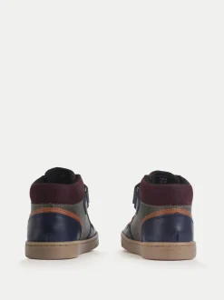 Start-Rite Kids Sporty Orbit Casual Rip-Tape Low Rise Laced Brown Boots