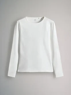 Strepen/Zwart/Grijs/Wit - The Set - 7 T-shirts met lange mouwen en ronde hals