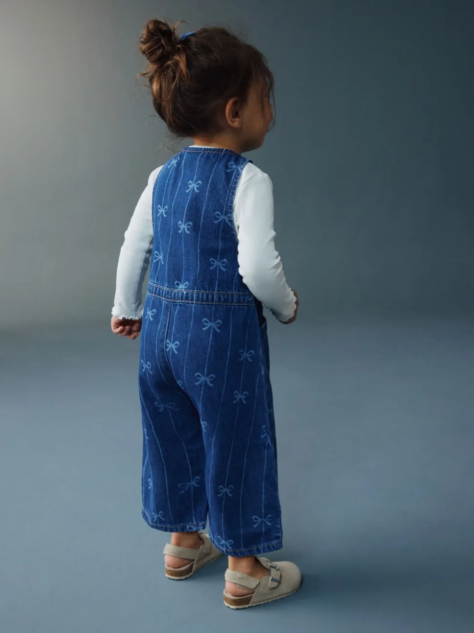 Strikjesprint - Sleeveless Denim Jumpsuit (3mths-8yrs)