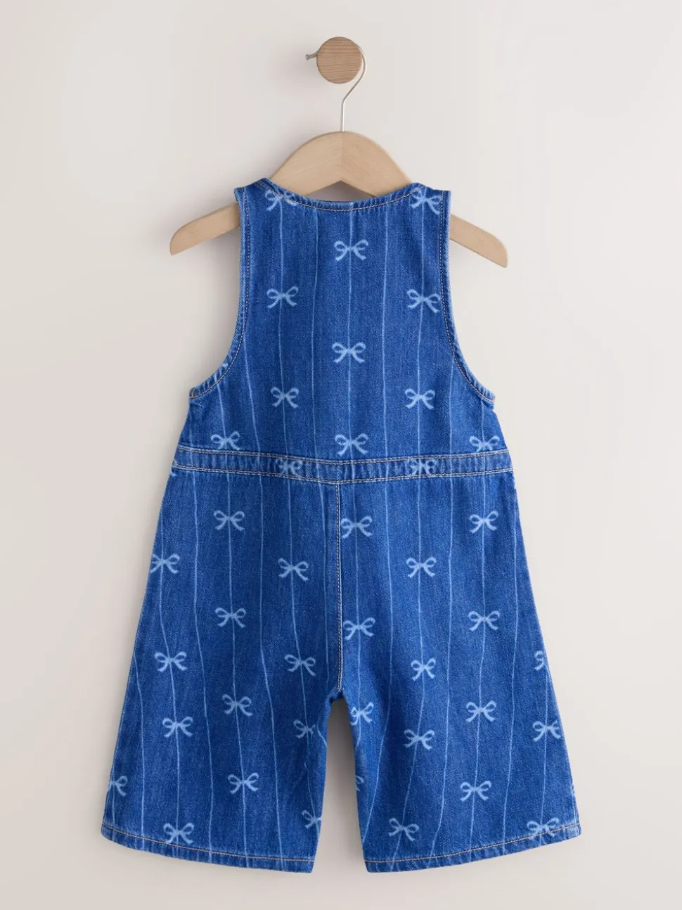 Strikjesprint - Sleeveless Denim Jumpsuit (3mths-8yrs)