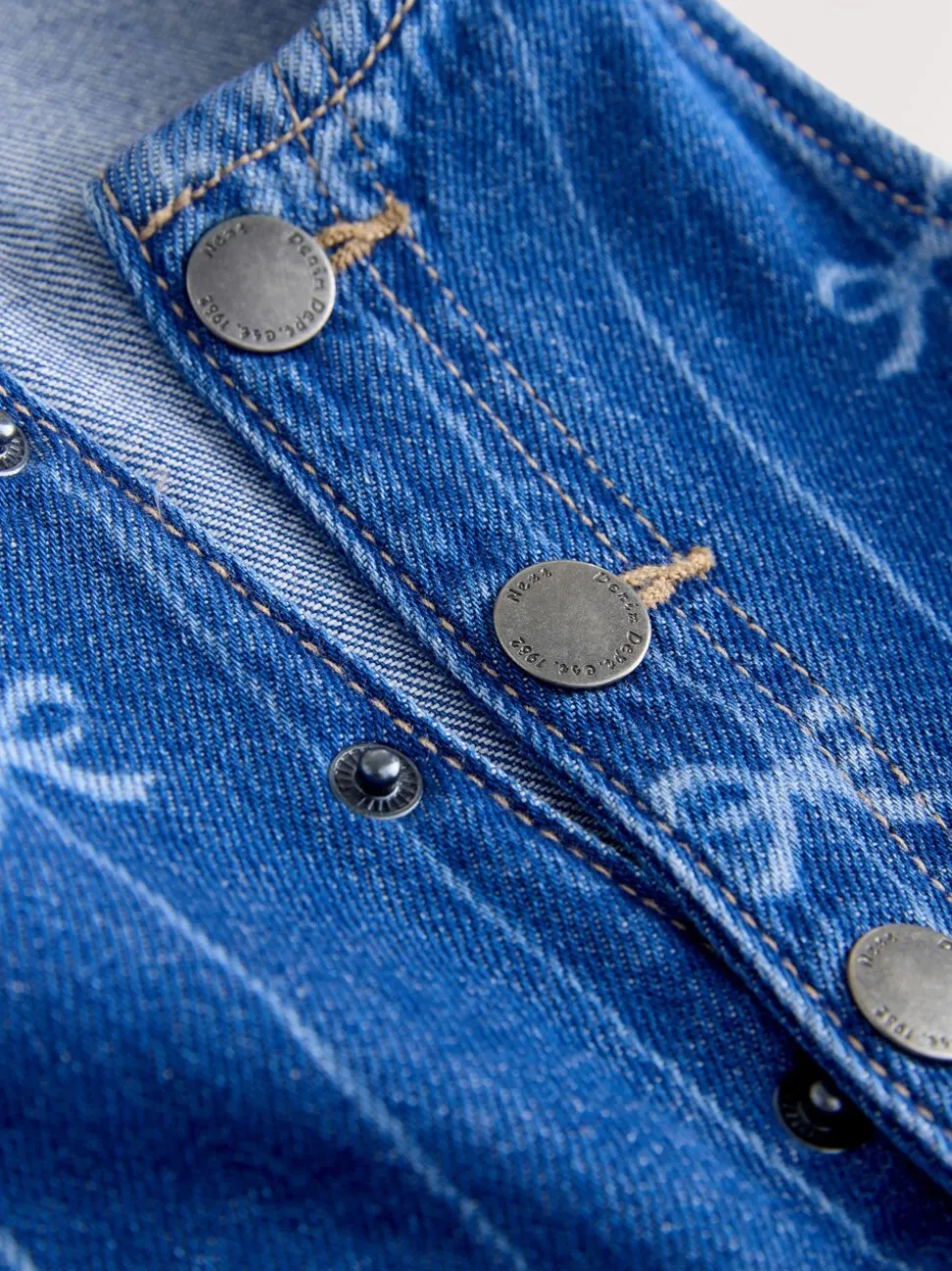 Strikjesprint - Sleeveless Denim Jumpsuit (3mths-8yrs)