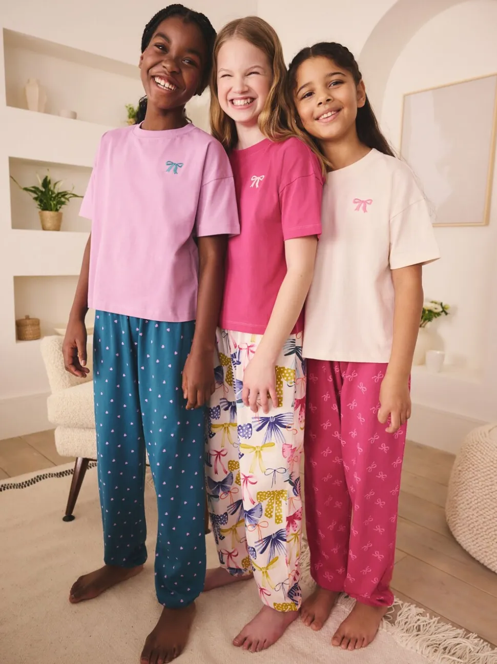 Strikken Helder - Verpakking van 3 pyjama's met joggingbroek (3-16 jr)