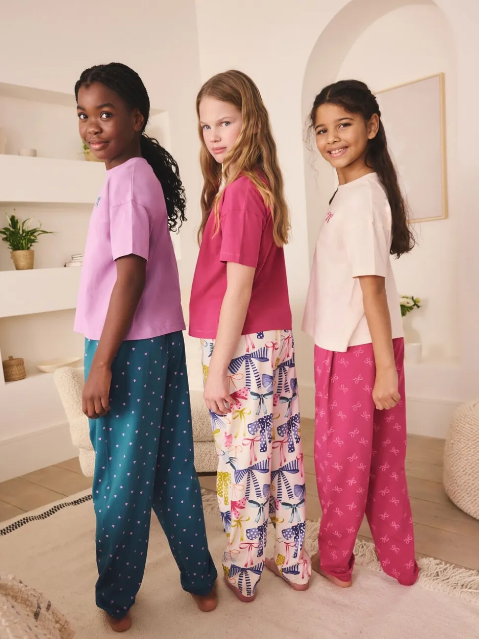 Strikken Helder - Verpakking van 3 pyjama's met joggingbroek (3-16 jr)