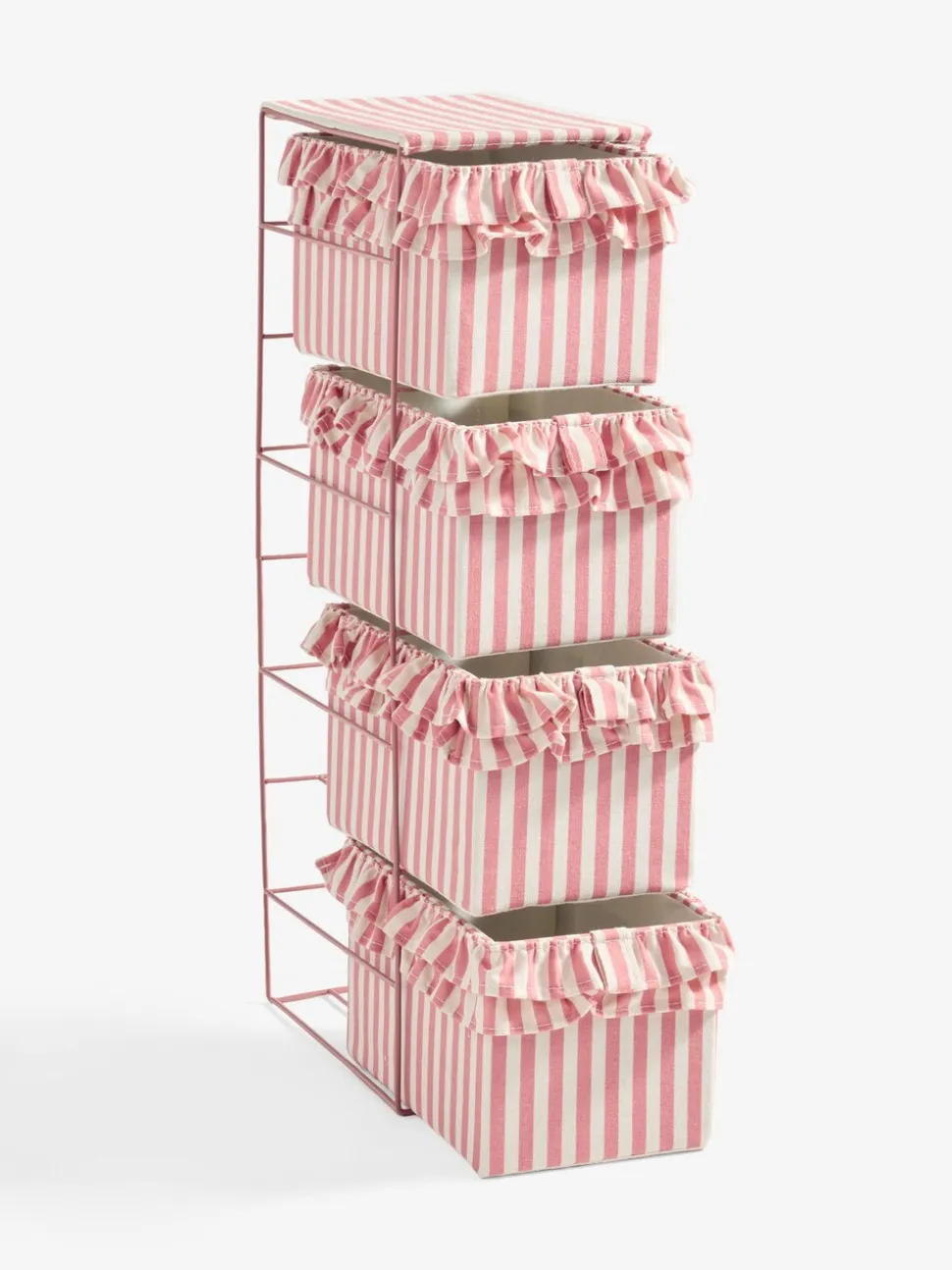 Stripe Frill Storage Drawers