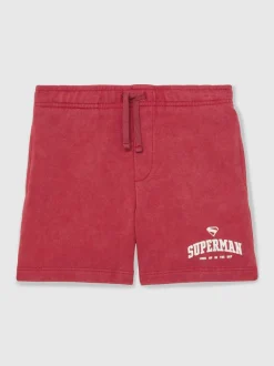 Superman | Reiss Cotton Logo Shorts