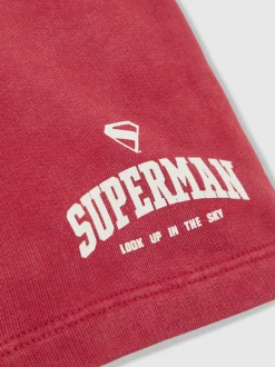 Superman | Reiss Cotton Logo Shorts