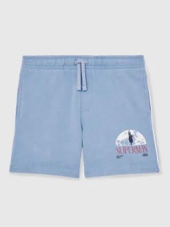 Superman | Reiss Logo-Print Shorts