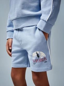 Superman | Reiss Logo-Print Shorts