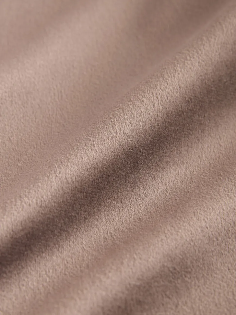 Taupe - Slim Fit - Velvet blazer met zelfrevers