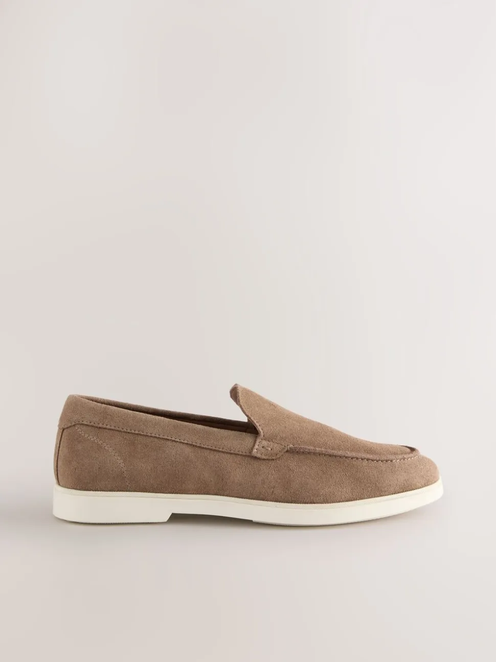Taupe - Suède instapschoenen