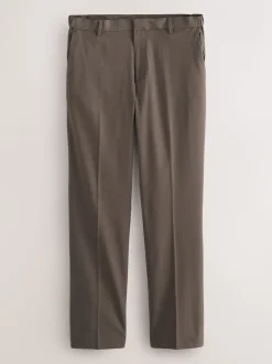 Taupe bruin - Aansluitend - Elasticated Waist Motionflex Stretch Smart Trousers