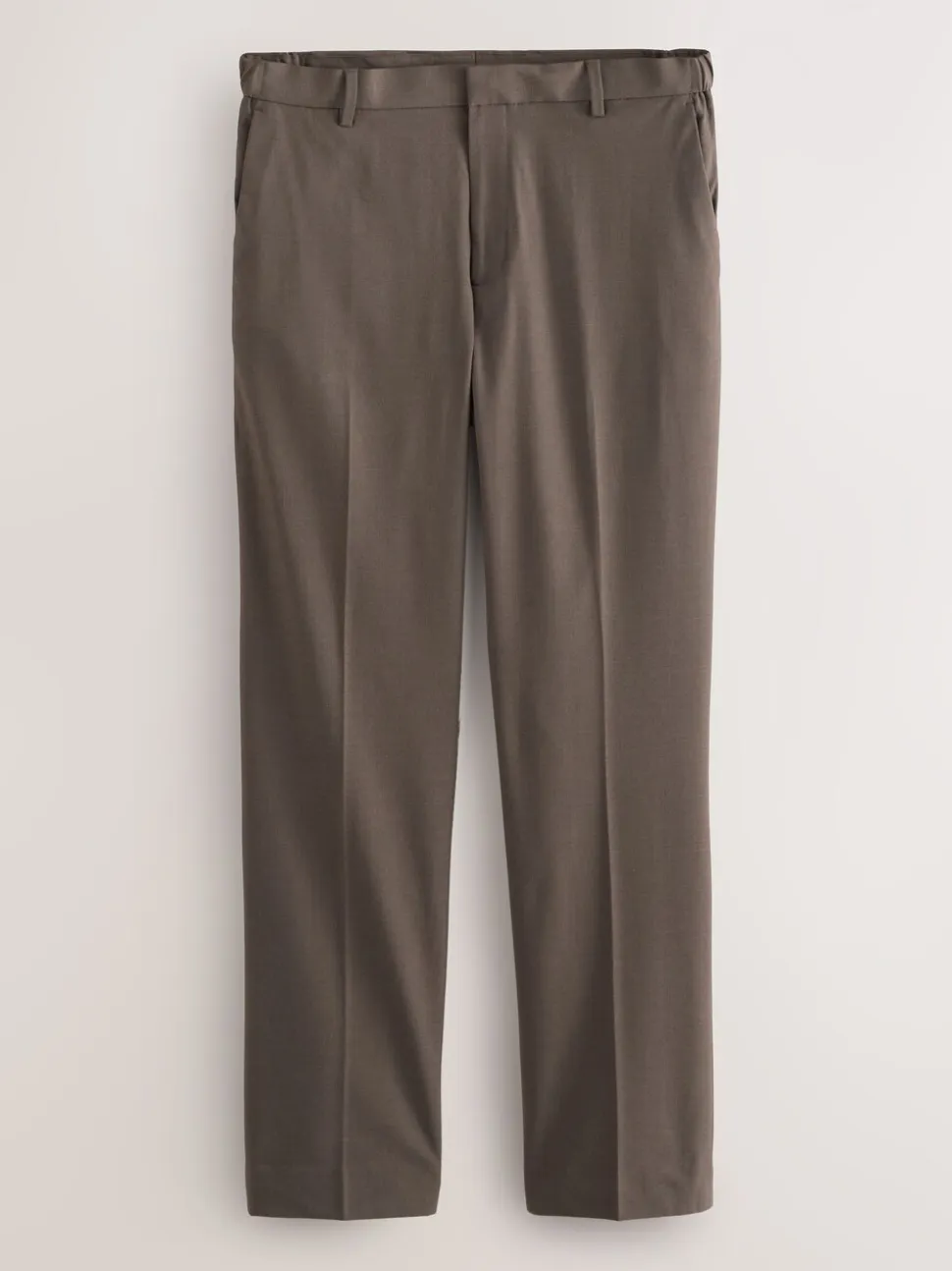 Taupe bruin - Aansluitend - Elasticated Waist Motionflex Stretch Smart Trousers