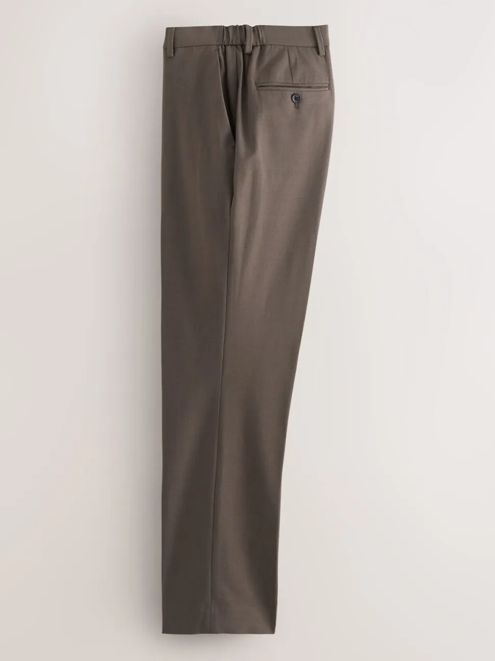 Taupe bruin - Aansluitend - Elasticated Waist Motionflex Stretch Smart Trousers