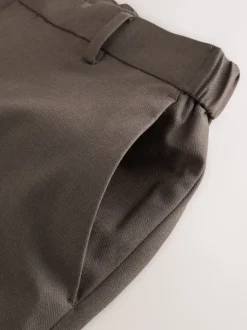 Taupe bruin - Aansluitend - Elasticated Waist Motionflex Stretch Smart Trousers