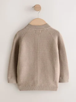 Taupe bruin - Vest met ritssluiting (3 mnd-7 jr)