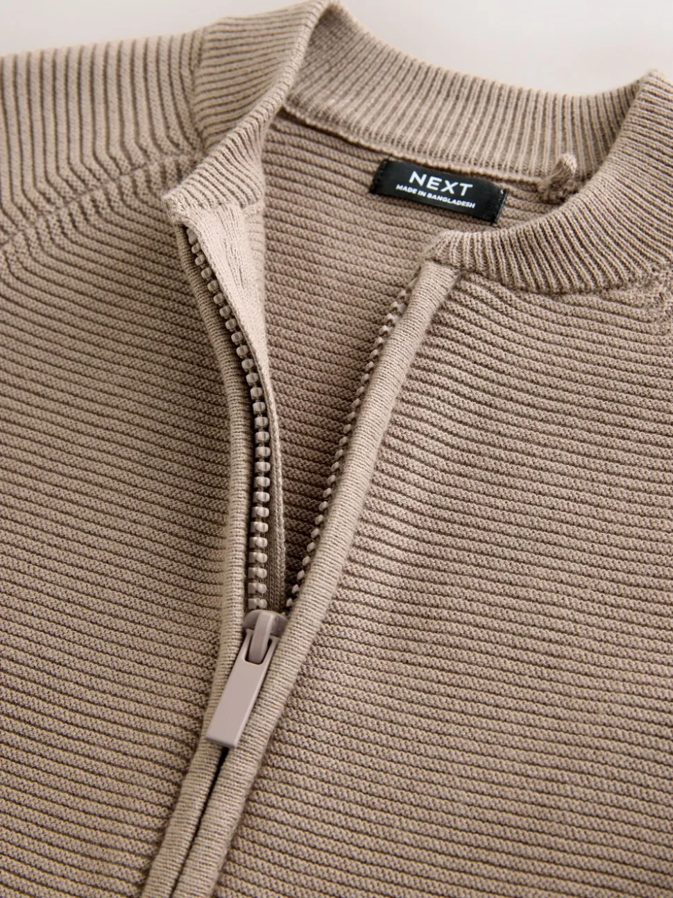 Taupe bruin - Vest met ritssluiting (3 mnd-7 jr)