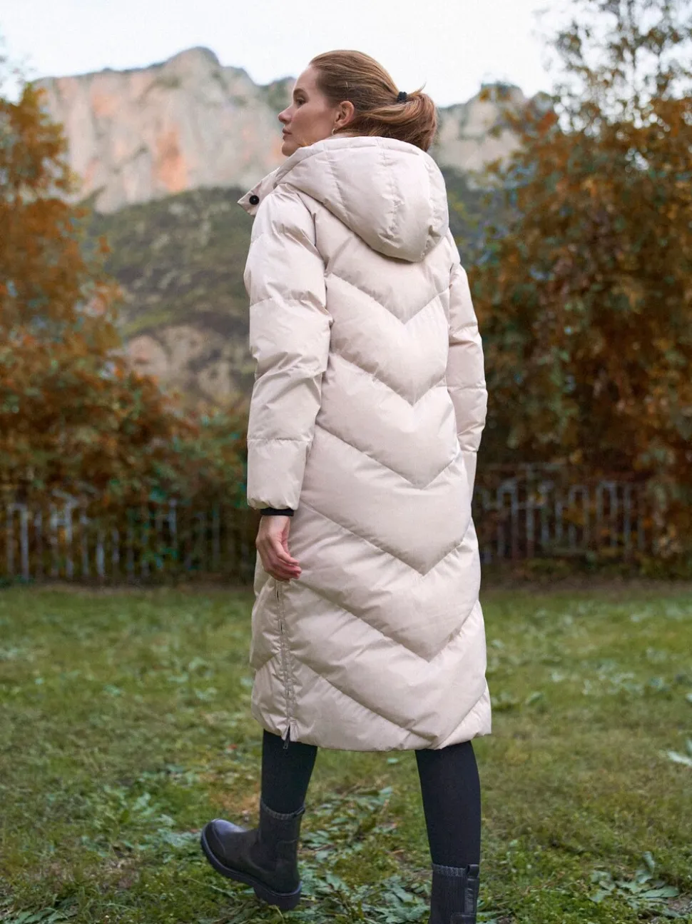 Taupe-grijs - Seraphine Lange 3-In-1 Zwangerschaps- en Draagjas Puffa Coat