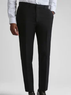 Ted Baker - Zwarte nauwaansluitende smokingbroek