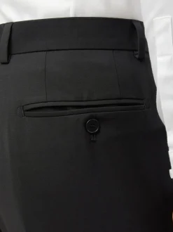 Ted Baker - Zwarte nauwaansluitende smokingbroek