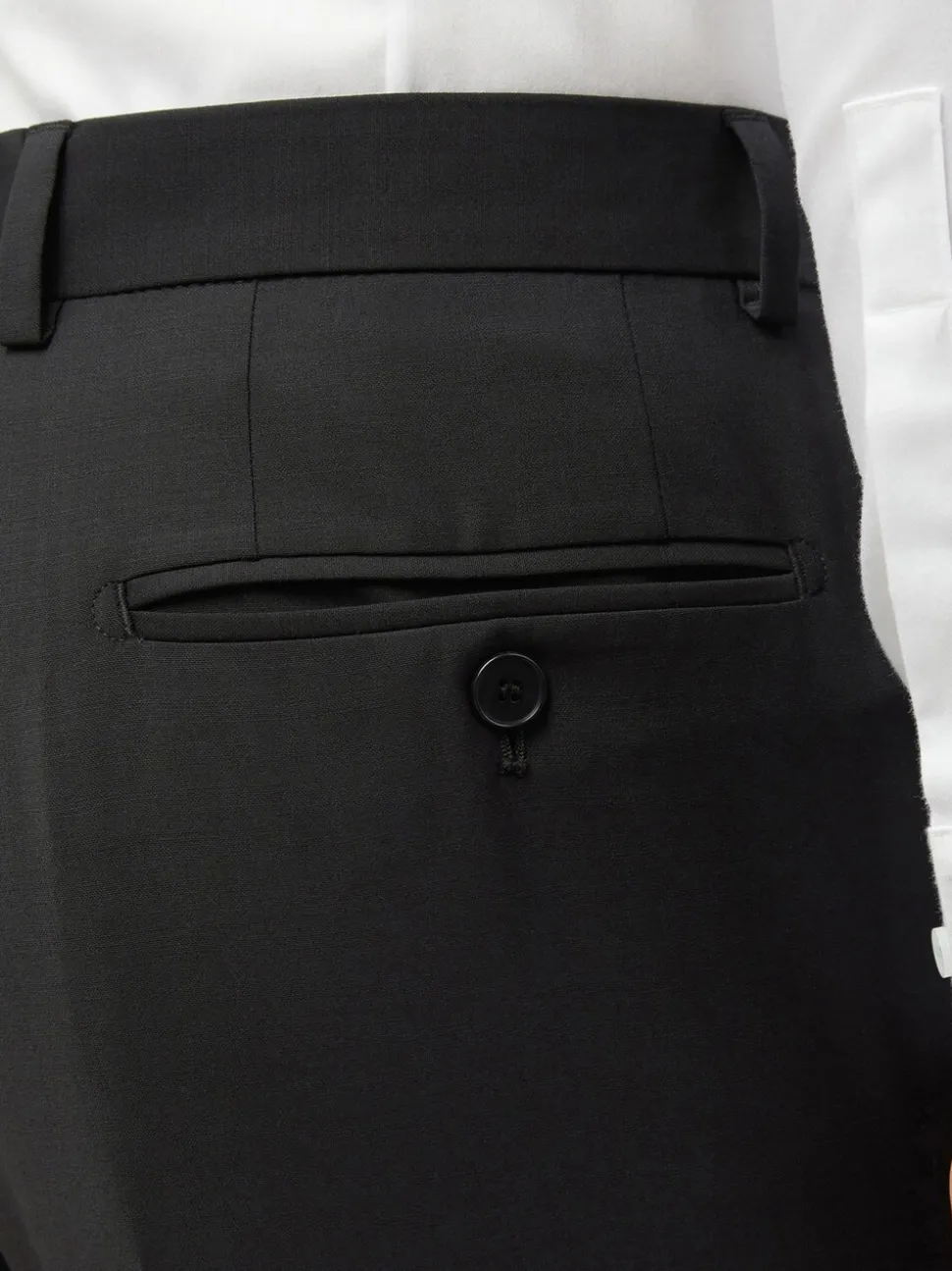 Ted Baker - Zwarte nauwaansluitende smokingbroek