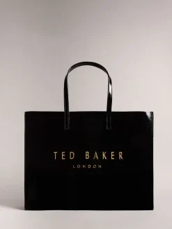 Ted Baker Crikon extra grote iconische tas met kreukeffect