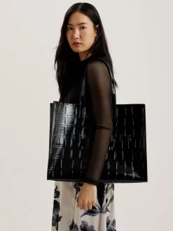 Ted Baker grote Allicon-tas met krokodilleneffect