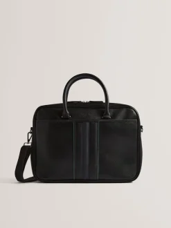 Ted Baker Kenriik Stripe PU Document Bag