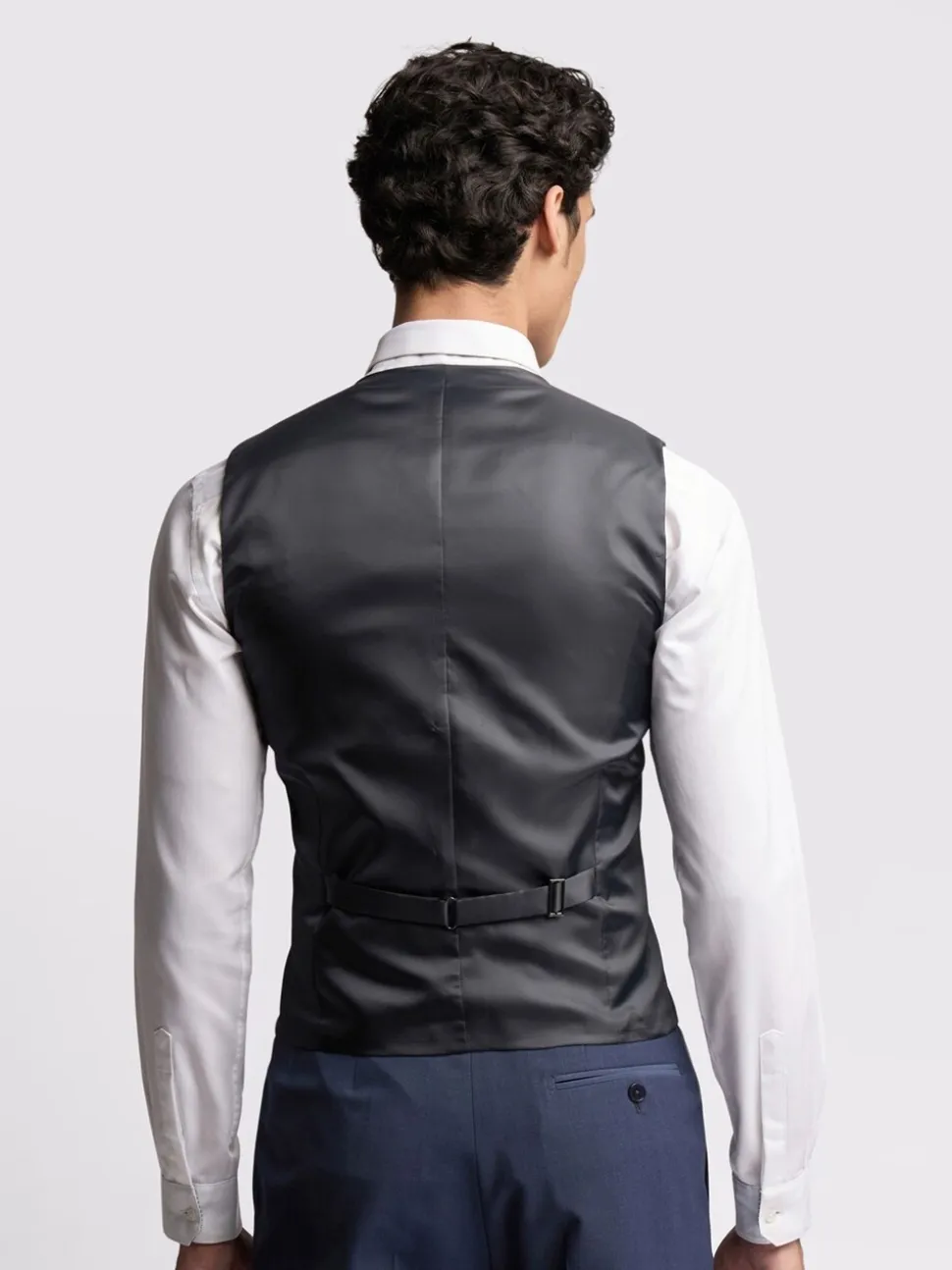 Ted Baker Tailoring Blauw premium Panama gilet