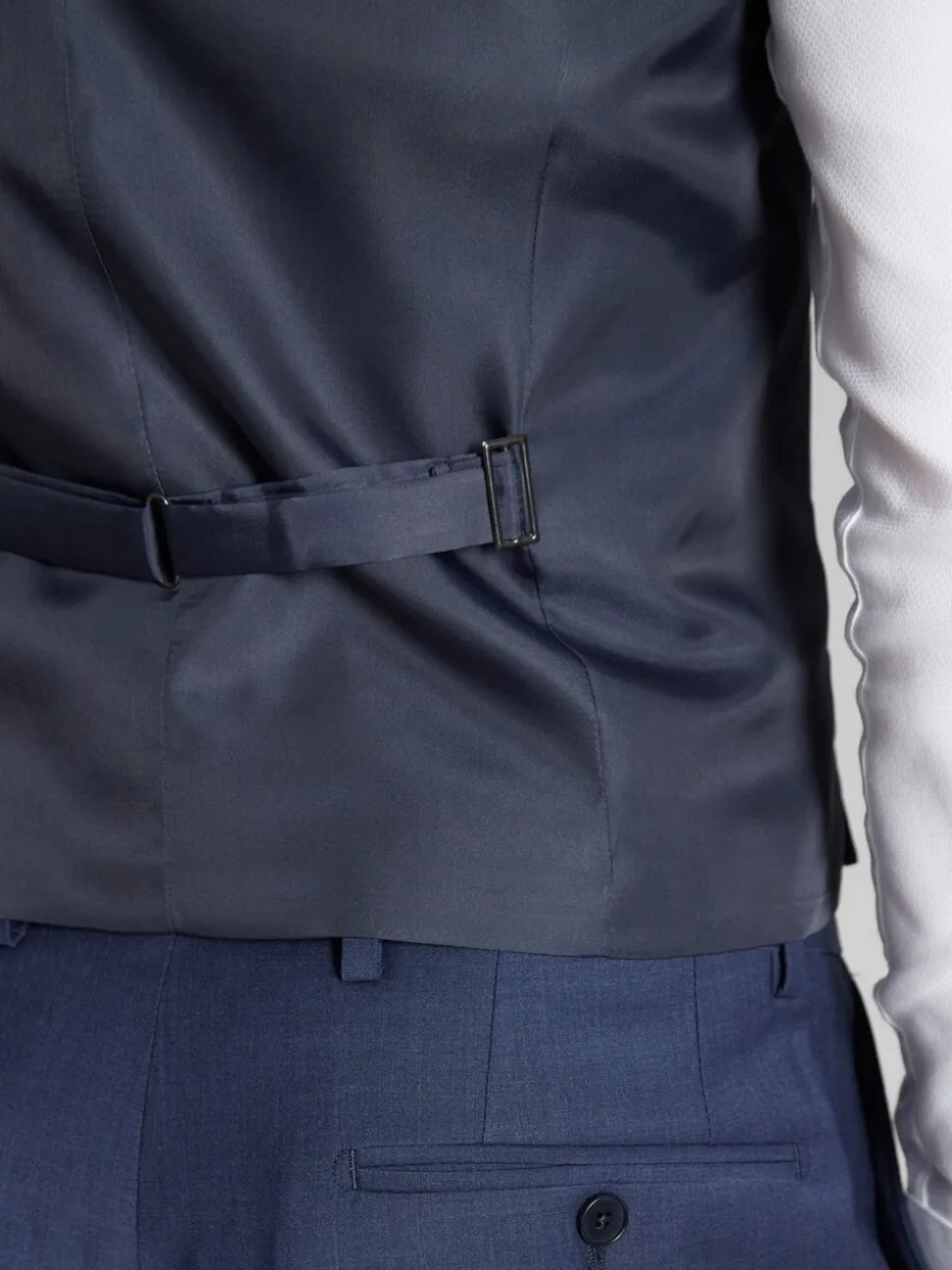 Ted Baker Tailoring Blauw premium Panama gilet