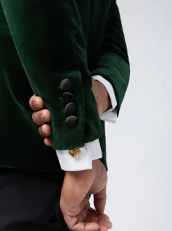 Ted Baker Tailoring Green Velvet Jacket