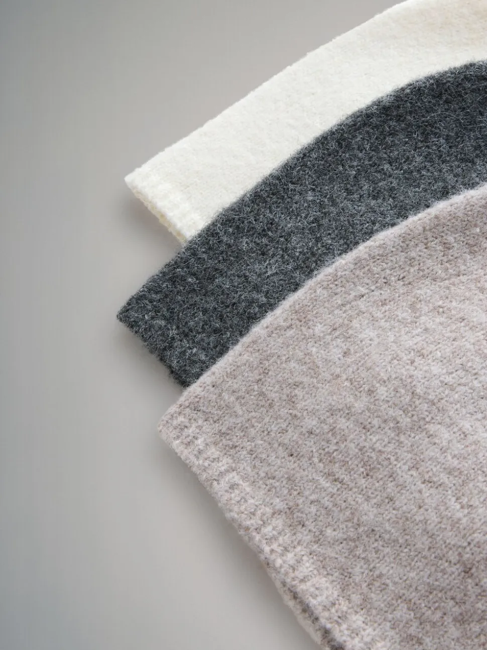 The Set 3 Pack Fine Knit Beanie