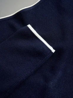 The Set 2 Pack gebreide tops met afgebiesde lage ronde rug