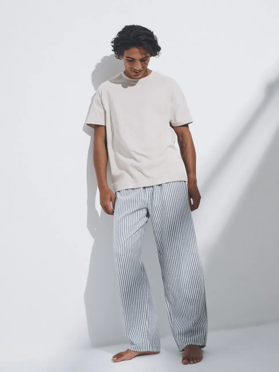 The Set 3 Pack Jersey T-Shirt and Flannel Pyjamas