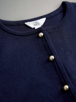 The Set 2 Pack Knitted Gold Button Vests