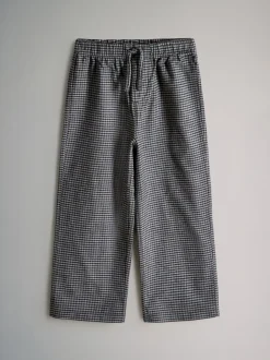 The Set 2 Pack Long Sleeve Cotton Jersey T-Shirt and Woven Bottom Pyjamas Set