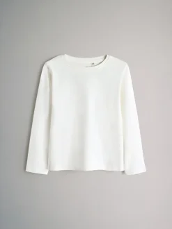 The Set 2 Pack Long Sleeve Cotton Jersey T-Shirt and Woven Bottom Pyjamas Set