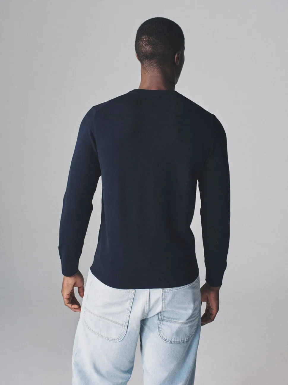 The Set 4 Pack Long Sleeve Knitted Crew Jumpers