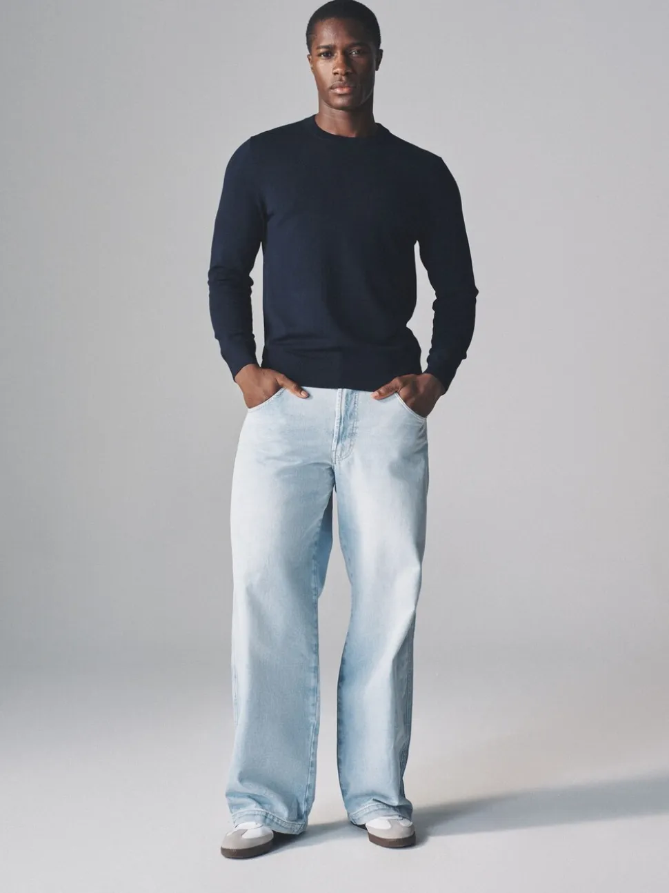 The Set 4 Pack Long Sleeve Knitted Crew Jumpers