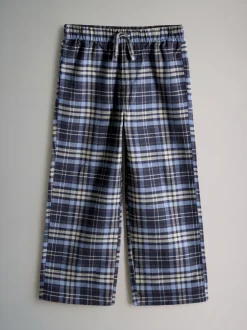 The Set Long Sleeve Cotton Jersey T-Shirt and Woven Bottom Pyjamas Set
