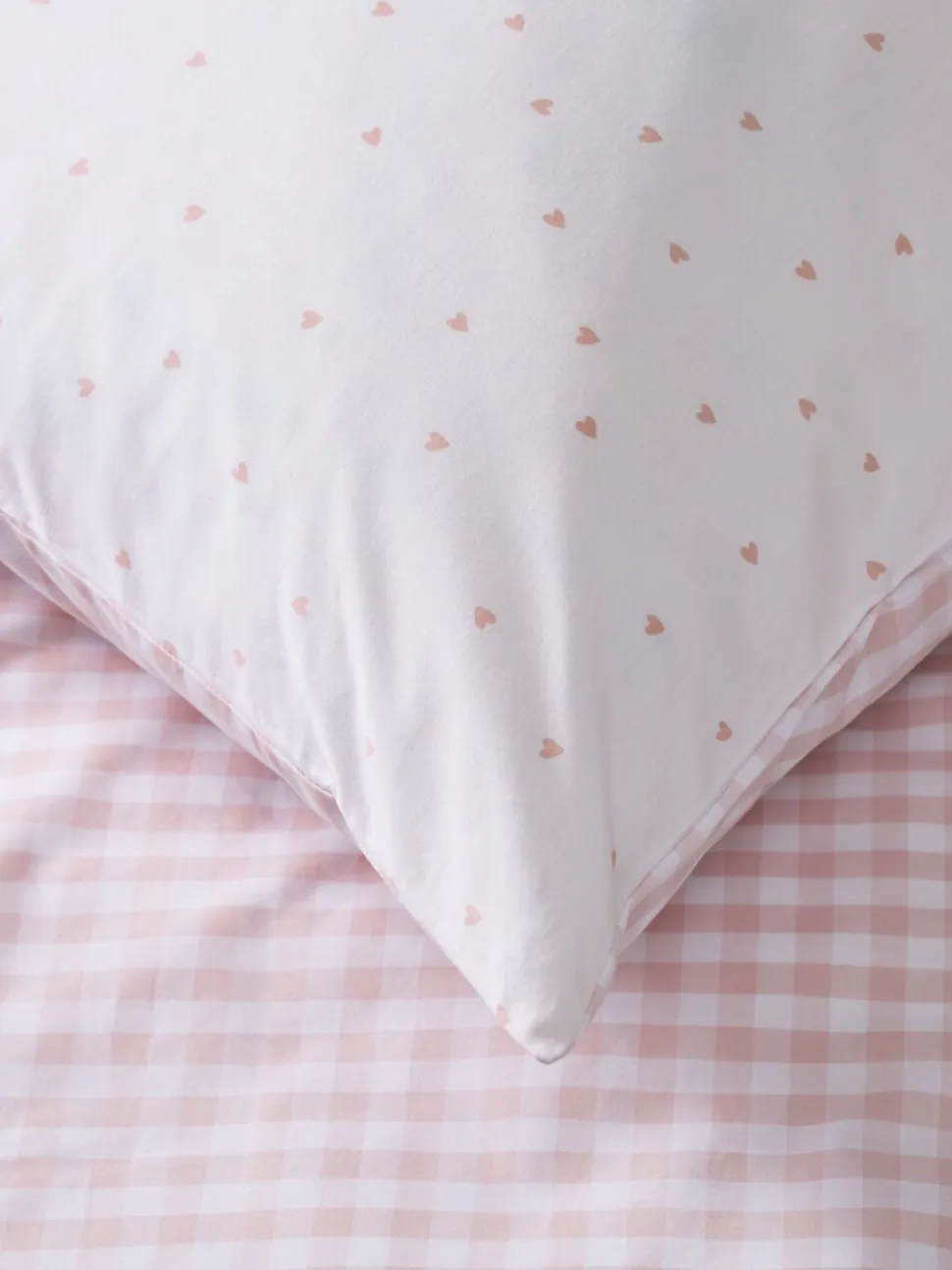 The White Company - Omkeerbare tweepersoons dekbedovertrekset met gingham-ruit