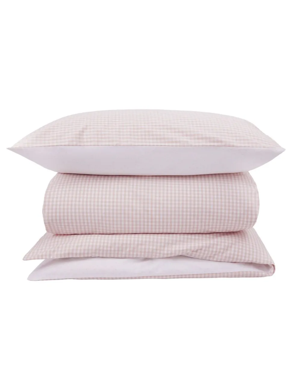 The White Company - Omkeerbare tweepersoons dekbedovertrekset met gingham-ruit