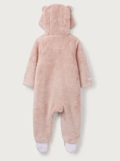 The White Company - Roze fleece rompertje