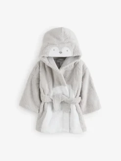 The White Company Grey Snowy Penguin Robe