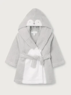 The White Company Grey Snowy Penguin Robe