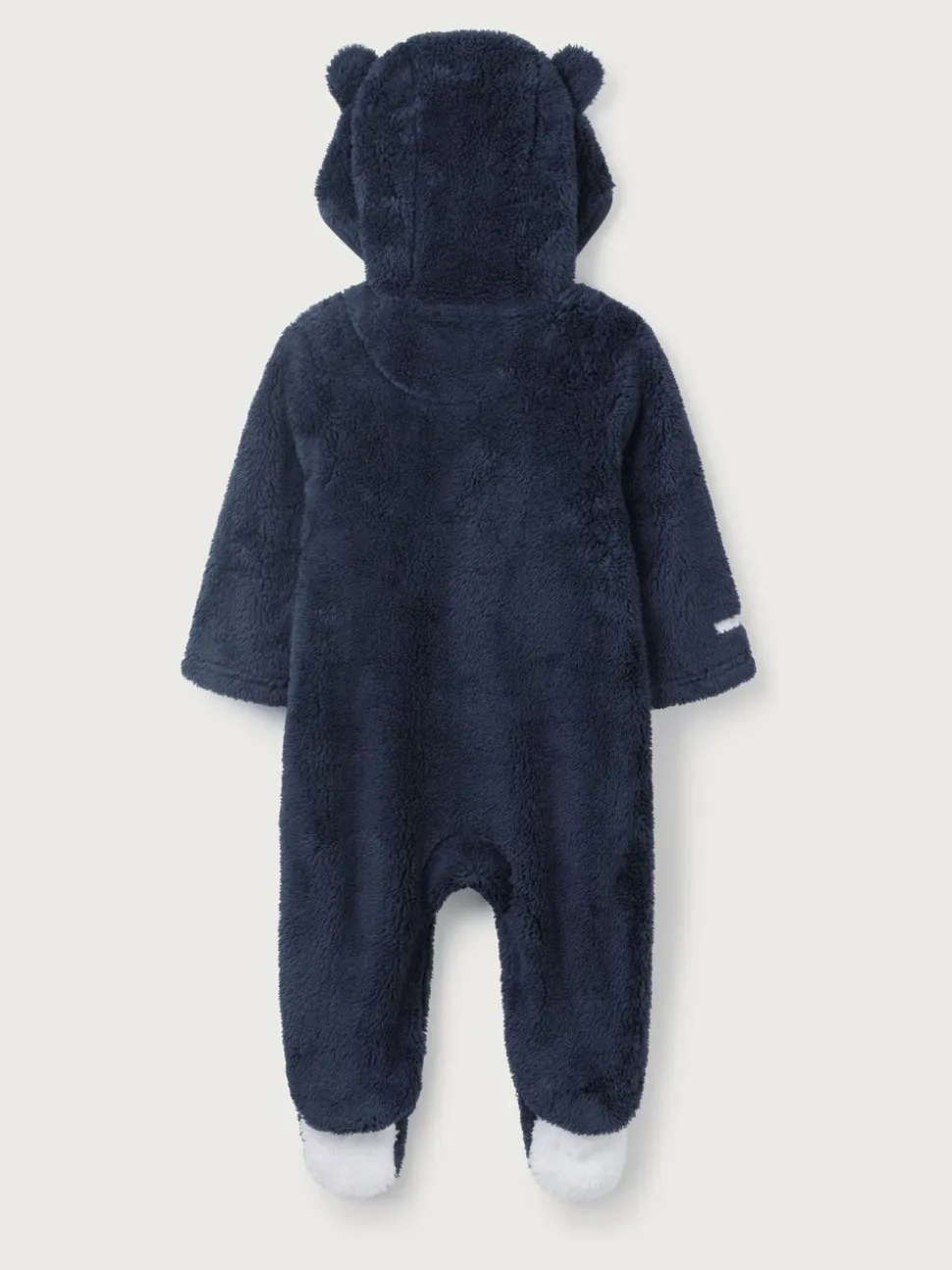 The White Company marineblauwe romper van fleece