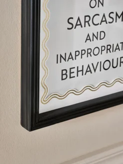 This House Runs On Framed Wall Art